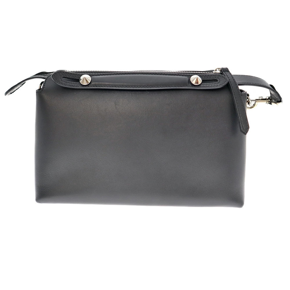 Fendi Black Handbag Calfskin Handheld Shoulder Way Bag The By